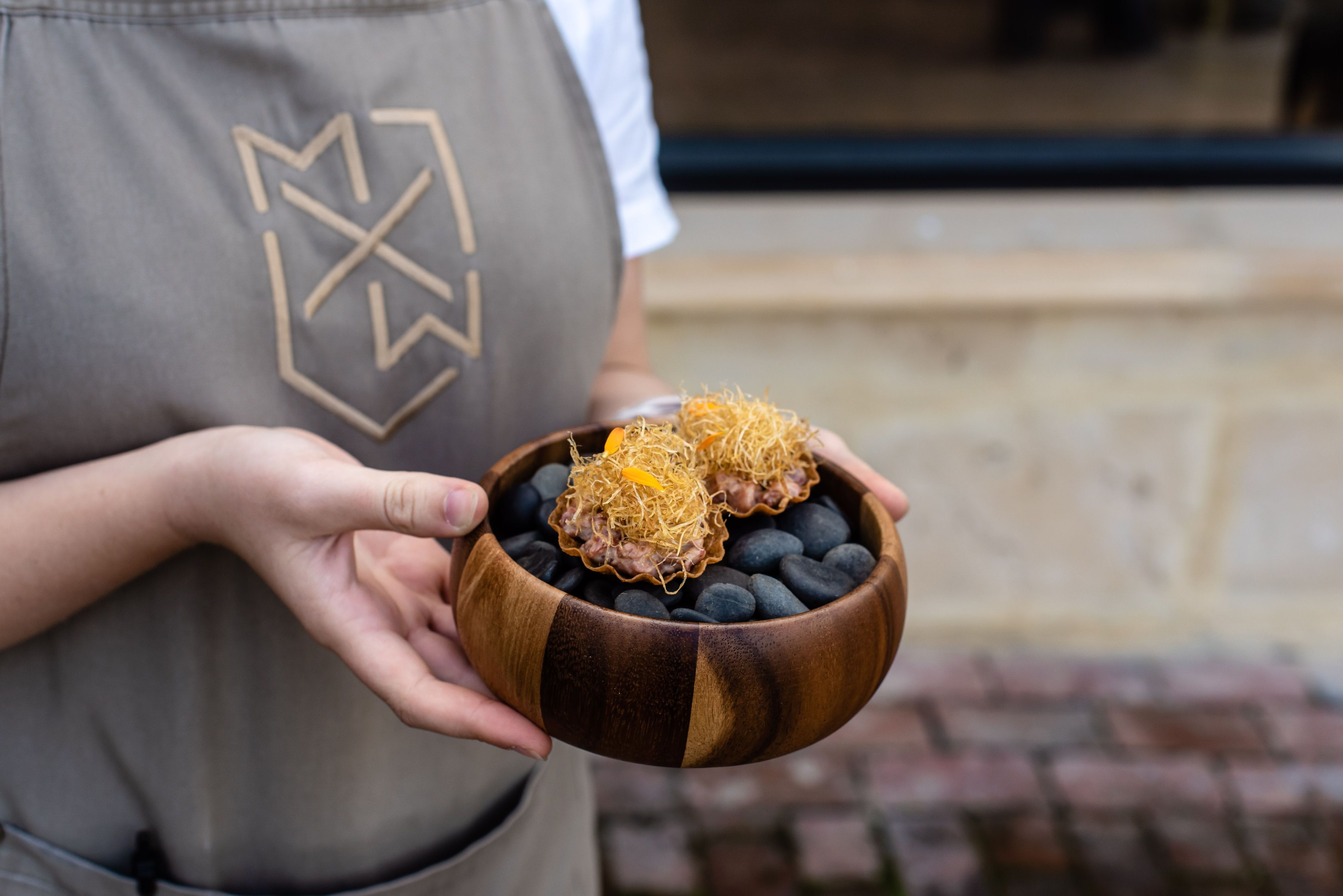 Maxwell Restaurant Plate of Food in a brown bowl