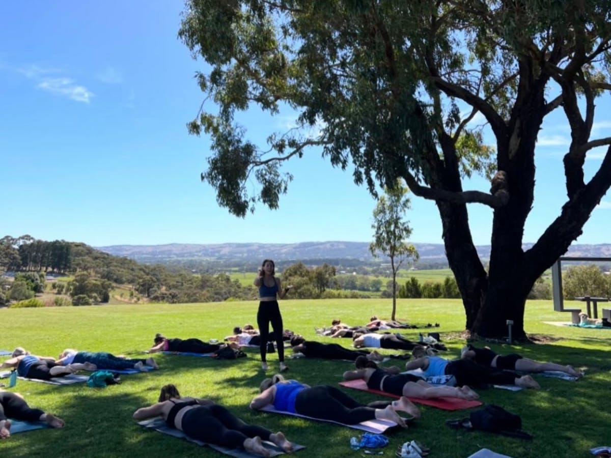 Yoga on the Lawn at Chalk Hill