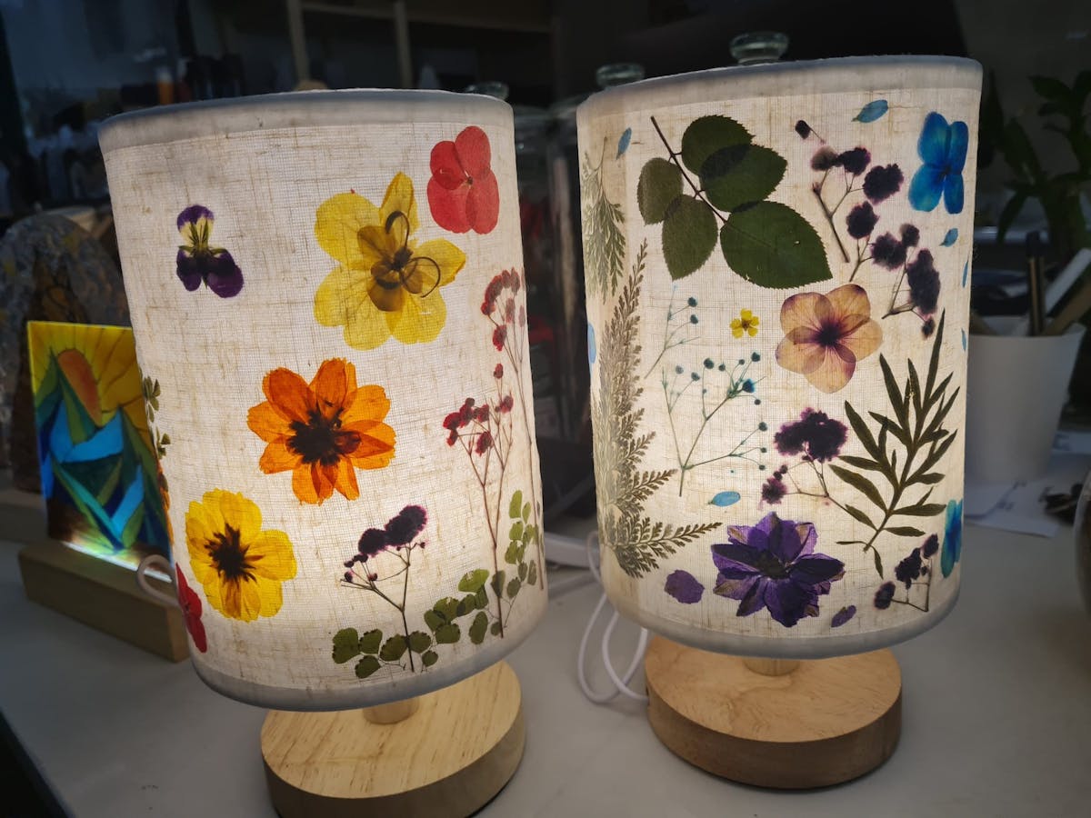 Pressed Flower Lamp Making Workshop for Beginners - McLaren Vale