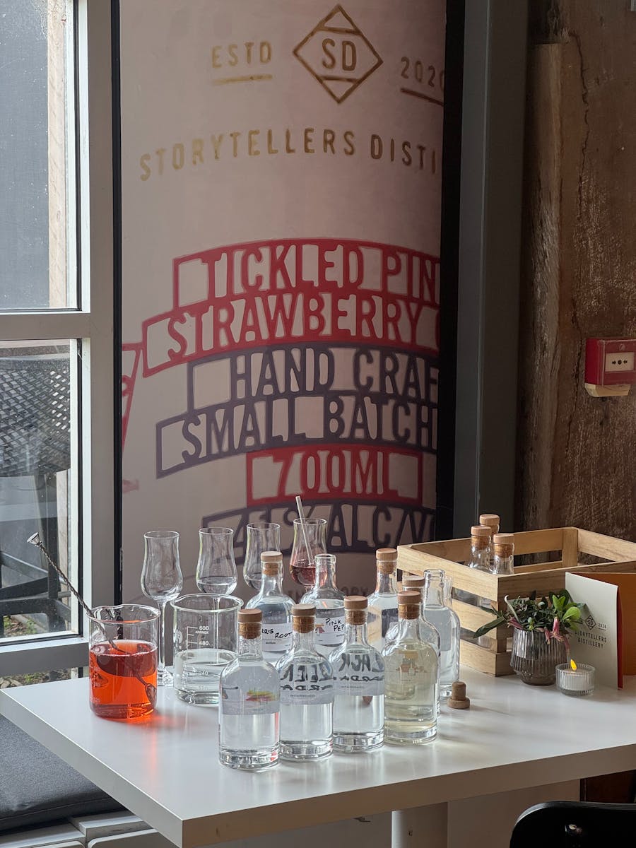 Storytellers Distillery Gin Blending